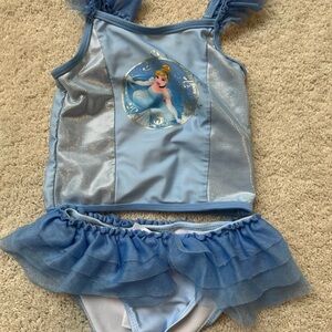 Girls Cinderella Bathing Suit